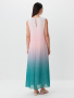 Платье макси с принтом градиент  2.1.3-412.1-5 (градиент морская ривьера)