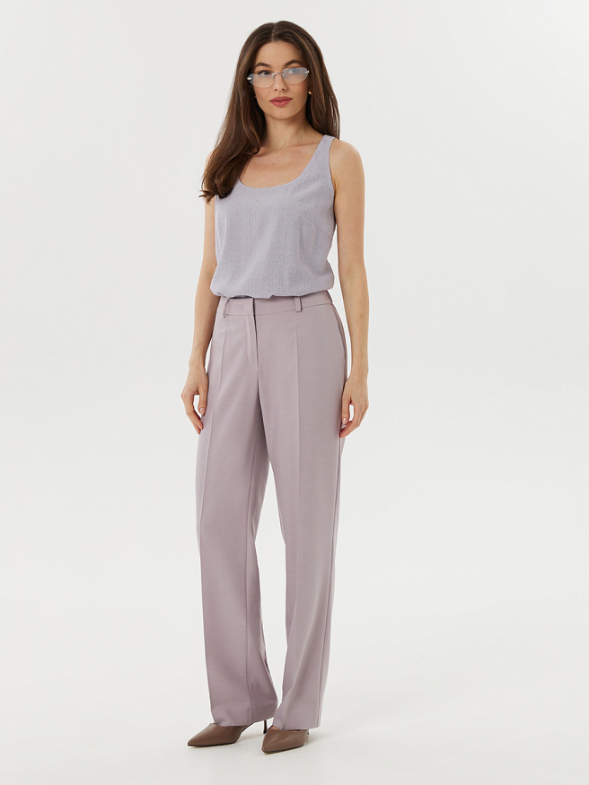 Брюки зауженного силуэта