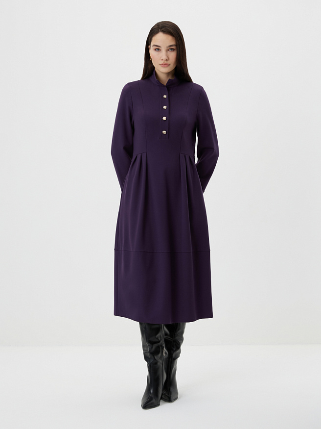 Платье из трикотажа в стиле бохо