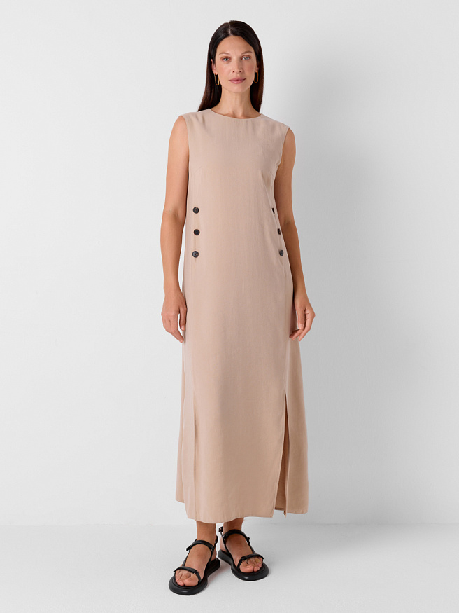 Платье-трапеция из модала