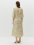 Платье с принтом из вискозы 2.1.3-1010-5 (рафия) 