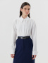 Рубашка из хлопка с рельефами 2.73.1-909-6 (белый морозный) 