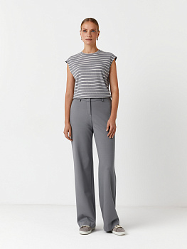 Трикотажные брюки классического кроя