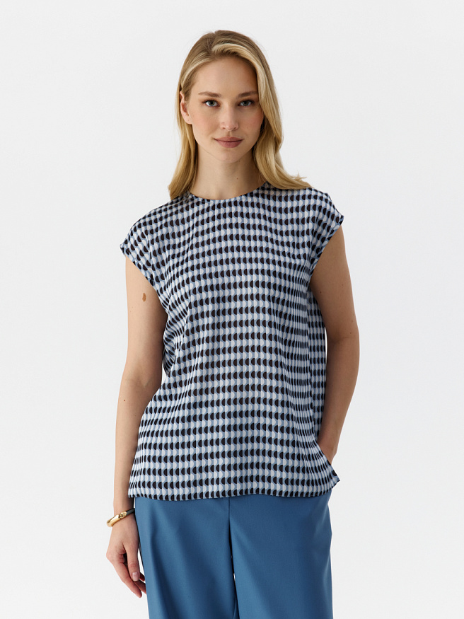 Топ с принтом