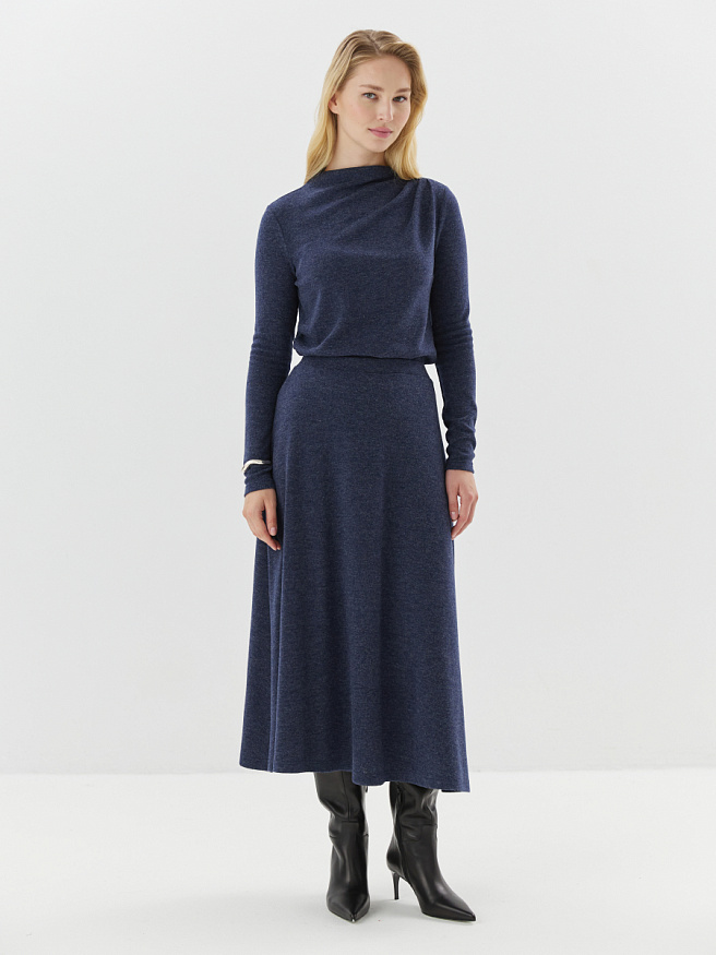 Юбка мидакси из трикотажа