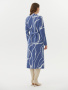 Платье из трикотажа с принтом 4.1.2-961-5 (серо-голубой мрамор)