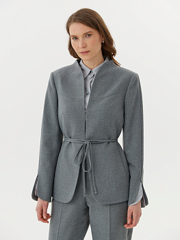 Жакет со съемным поясом