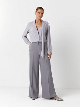 Брюки с боковыми шлицами