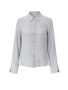 Блуза с фигурными манжетами 2.7.3-901-5 (голубая сталь) 