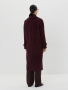 Пальто двубортное демисезонное с шерстью 7596 В198179 Бордовый 170