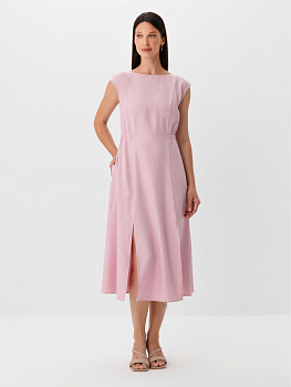 Платье миди с разрезами