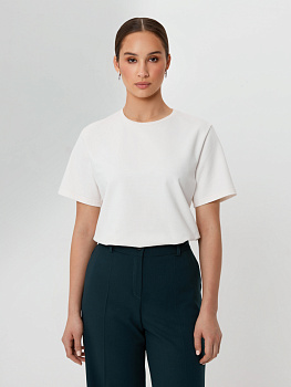 Футболка из тонкого футера