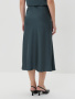 Юбка длины миди 2.4.3-854-5 (античный зеленый) 