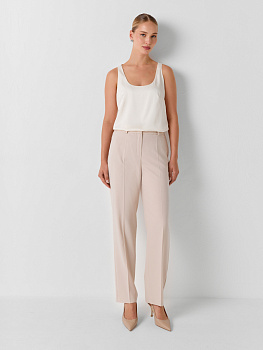 Костюмные брюки зауженного силуэта