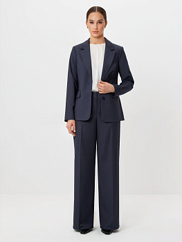 Брюки прямого силуэта с декором