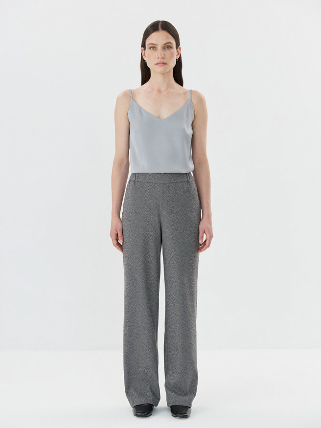 Брюки из трикотажа на резинке