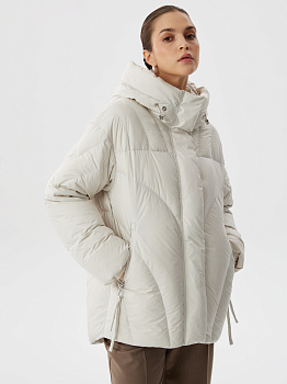 Премиальный пуховик из гусиного пуха с капюшоном Премиальный пуховик из гусиного пуха с капюшоном