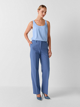 Костюмные брюки прямого силуэта