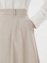 Юбка-трапеция со складками 2.4.3-858-5 (бежевая дымка) 