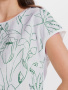 Топ 2.71.3-107-4 (принт зеленые цветы)