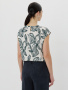 Топ с принтом из вискозы 2.71.3-355-5 (цветочная инкрустация)
