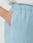 Свободные брюки из вискозы на резинке 2.5.2-291-5 (воздушно-бирюзовый)