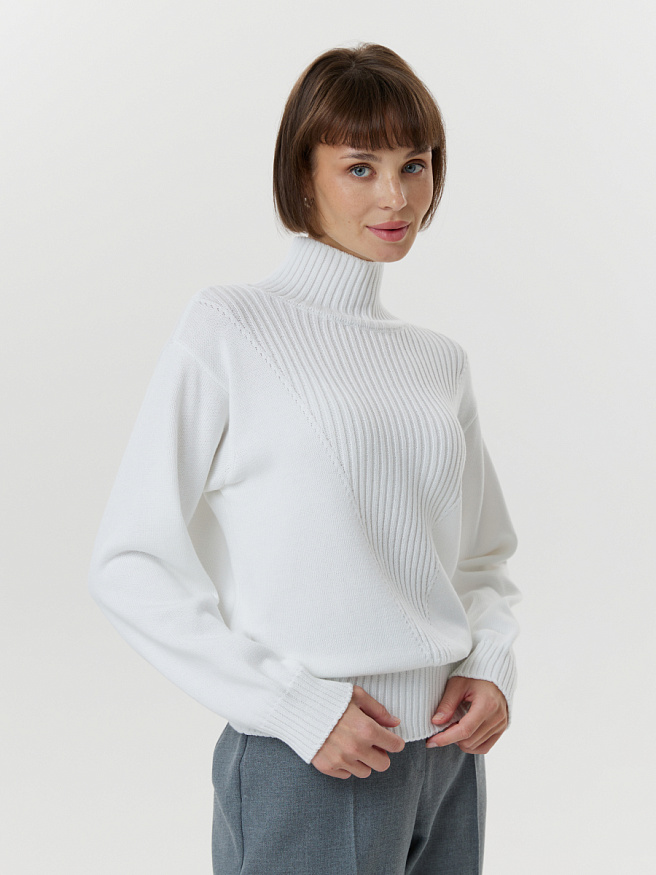 Джемпер из вязаного трикотажа