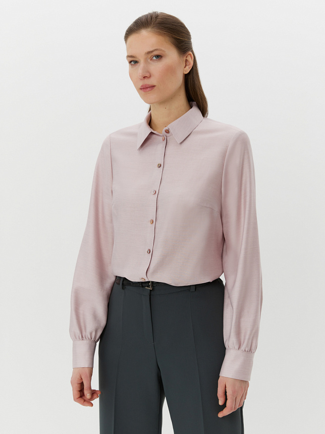 Блуза из вискозы с добавлением шерсти