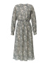 Платье миди с принтом 2.1.1-1028-5 (перья) 