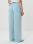 Свободные брюки из вискозы на резинке 2.5.2-291-5 (воздушно-бирюзовый)