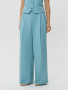 Брюки палаццо с фантазийным гульфиком 2.5.2-277-5 (аквамарин)