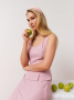 Топ с разрезами 2.71.3-376-5 (розовая дымка) 
