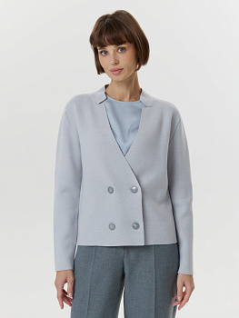 Кардиган из вязаного трикотажа