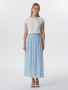 Юбка миди из тенселя 2.4.2-869-6 (прозрачный голубой) 