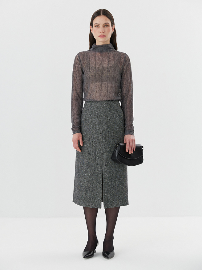 Юбка из твида