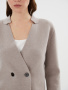 Вязаный двубортный кардиган 3.C.1-509-5 (серое облако)