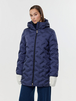 Куртка на натуральном пуху с капюшоном