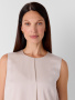 Элегантный топ со складкой 2.71.2-375-5 (беж)