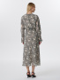 Платье миди с принтом 2.1.1-1028-5 (перья) 