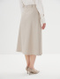 Юбка-трапеция со складками 2.4.3-858-5 (бежевая дымка) 