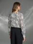 Блуза с принтом  2.7.3-875-5 (перья) 