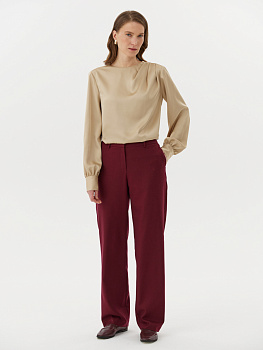 Костюмные брюки зауженного силуэта Костюмные брюки зауженного силуэта