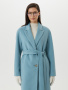 Демисезонное пальто с шерстью жен. 5-5104-0176 серо-голубой