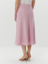 Расклешенная юбка с разрезом  2.4.3-822-5 (розовая дымка) 