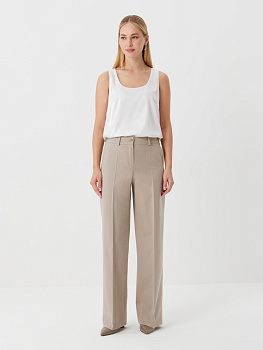 Классические брюки из костюмной ткани