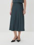 Юбка длины миди 2.4.3-854-5 (античный зеленый) 
