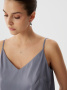 Атласный топ на бретелях 2.71.3-283.3-5 (шелковистая дымка) 