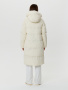 Зимняя куртка с наполнителем био-пух и капюшоном 24899 Молочный