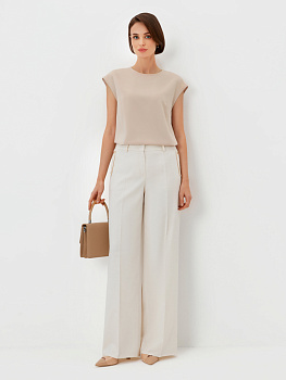 Брюки с декоративными клапанами