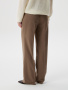 Классические брюки из ткани с шерстью 2.5.2-239-5 (какао)